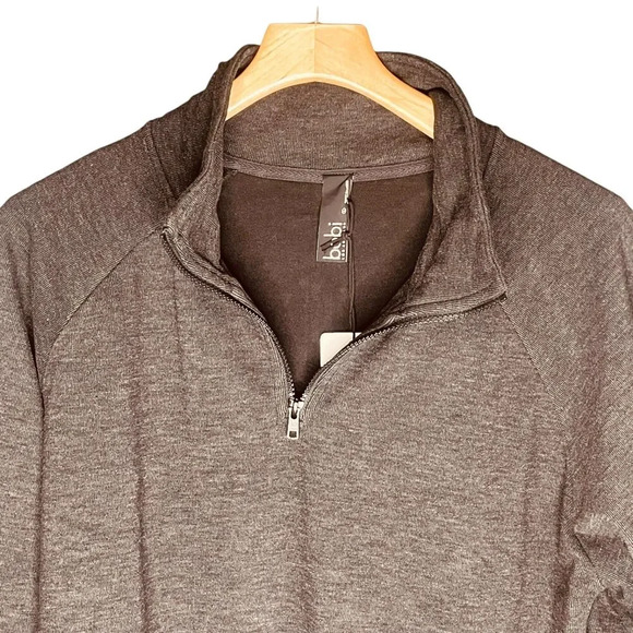 Bobi Los Angeles by Revolve 1/4 Zip Pullover Sweatshirt - Picture 2 of 12